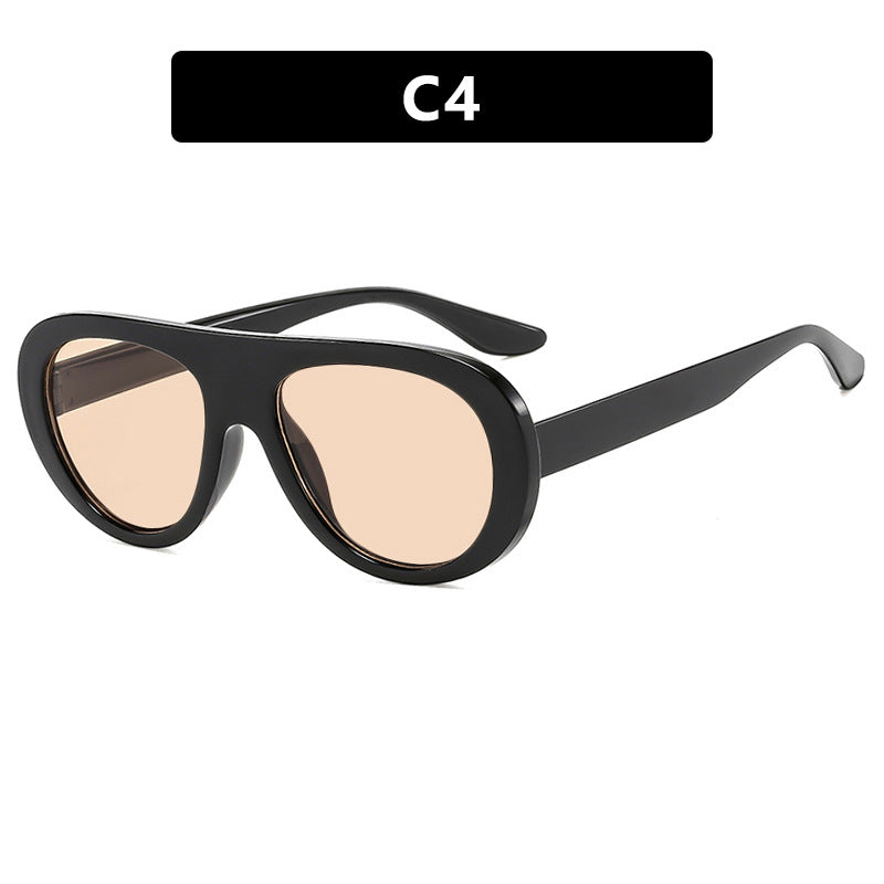Damen modische oversized Sonnenbrille mit schützendem UV-Filter Karnz