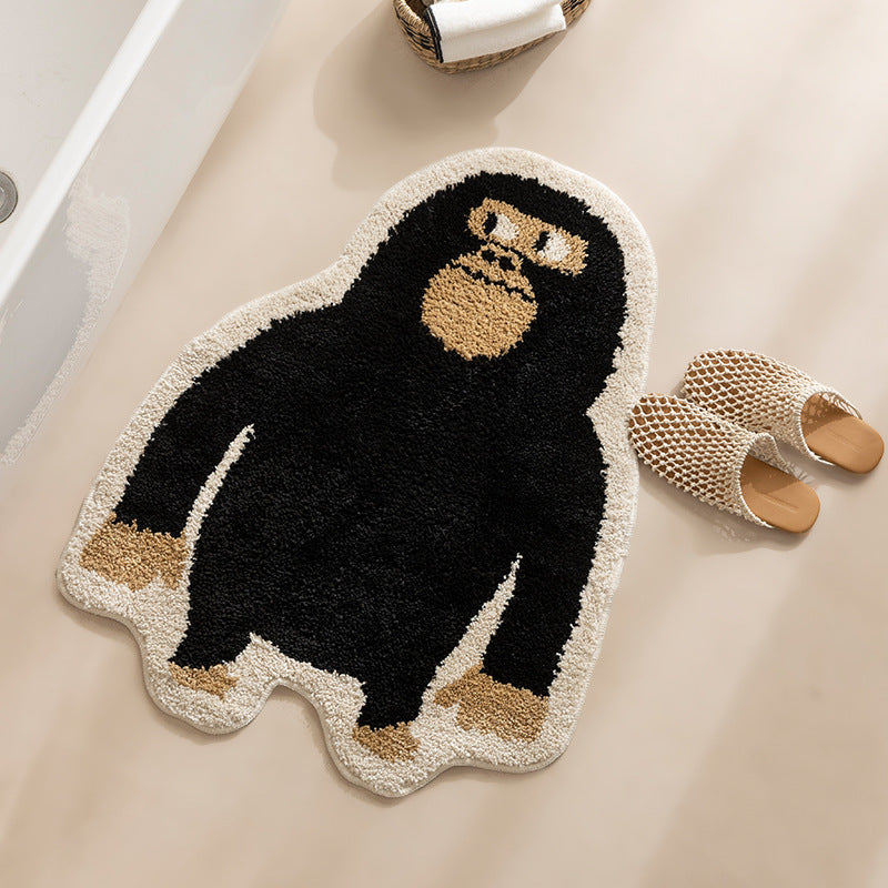 Badematte in Gorilla-Form mit rutschfester Unterseite Karnz