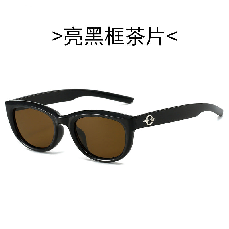 Damen Cat-Eye Sonnenbrille mit robustem Rahmen und UV-Schutz Karnz