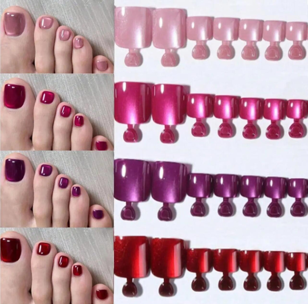 Premium Gel Fußnagellack Set Karnz