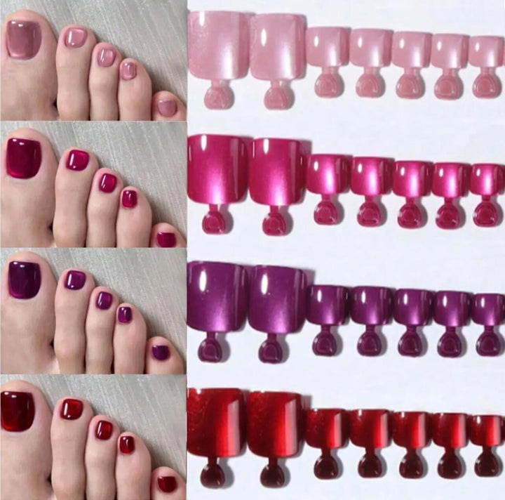 Premium Gel Fußnagellack Set Karnz
