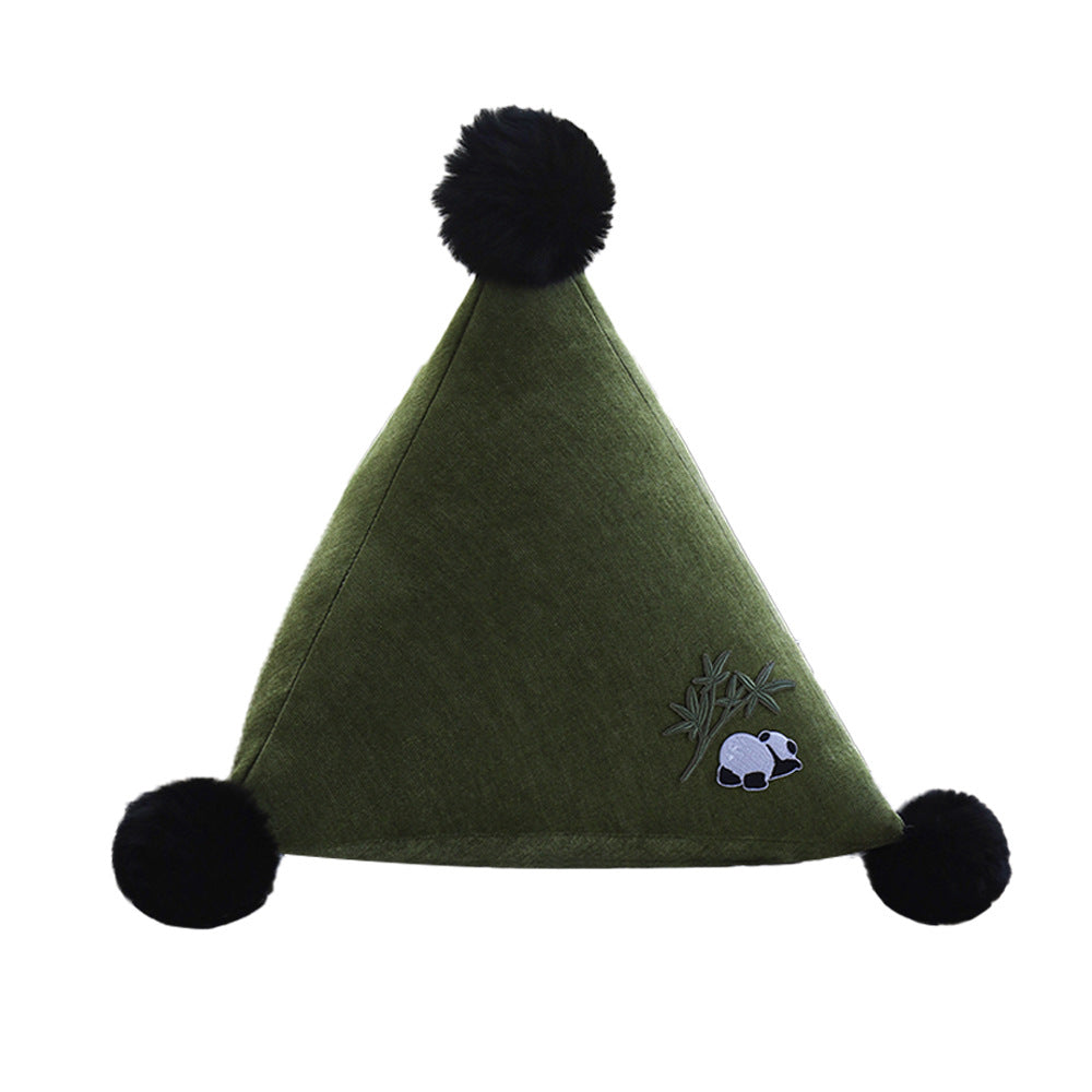 Dekoratives Kissen in Pyramidform mit tierischem Design