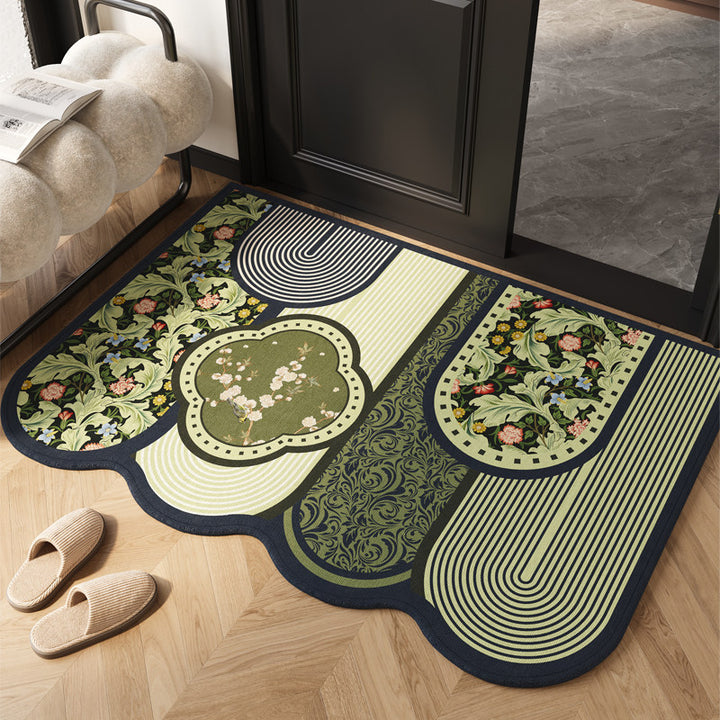 Botanisches Design Teppich