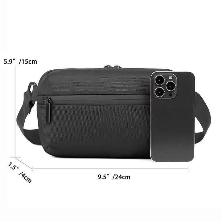 Kompakte elegante Messenger Sling Tasche Karnz