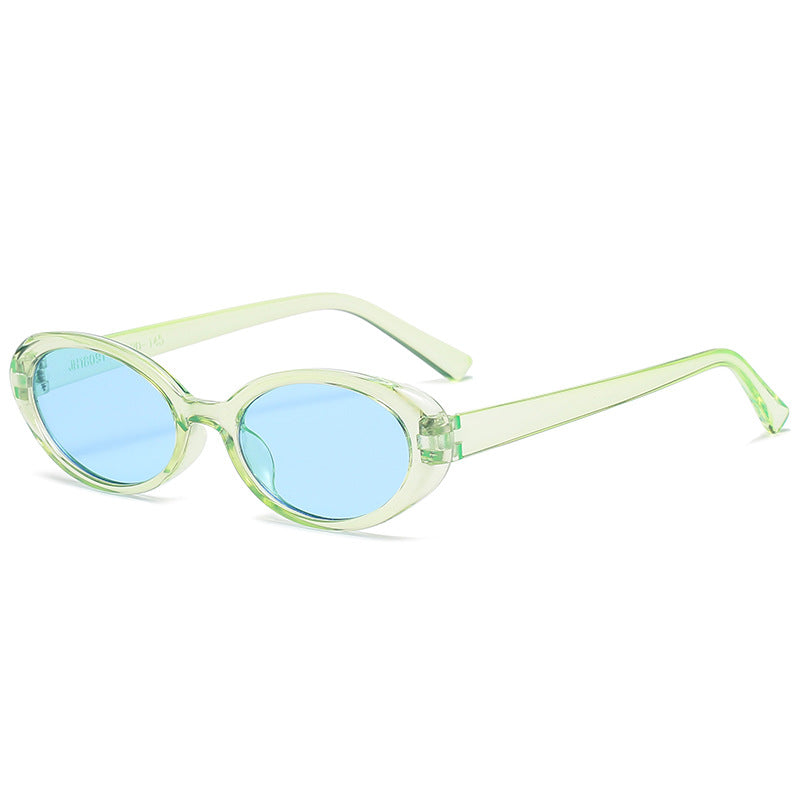 Damen elegante Cat-Eye Sonnenbrille mit einzigartigem Animal-Print Karnz
