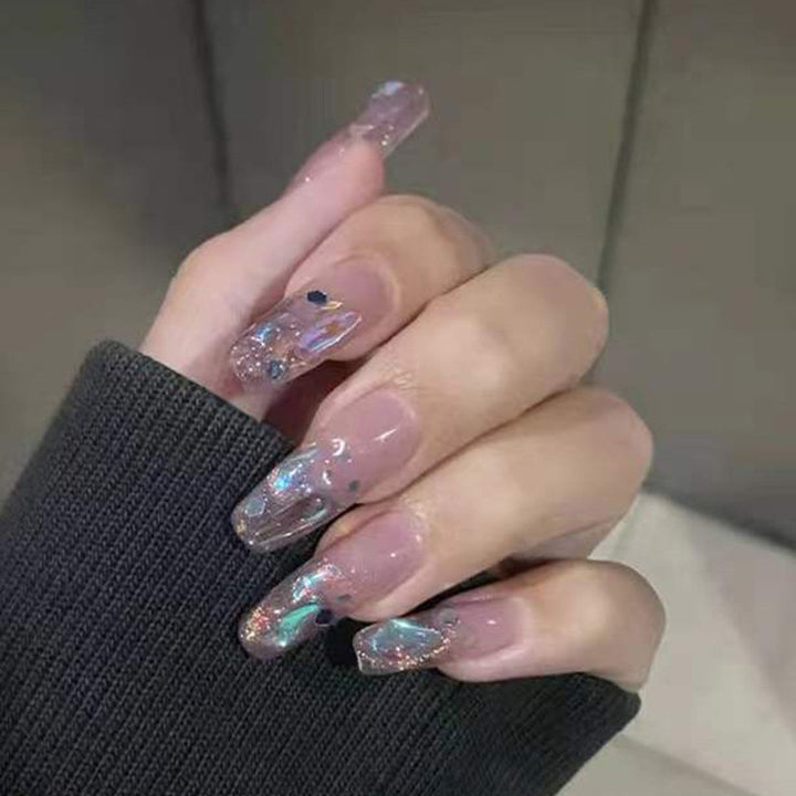 Premium Glitter Gel Press-On Nägel Karnz