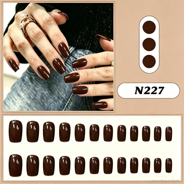 Klassisches Press-On Nagelset