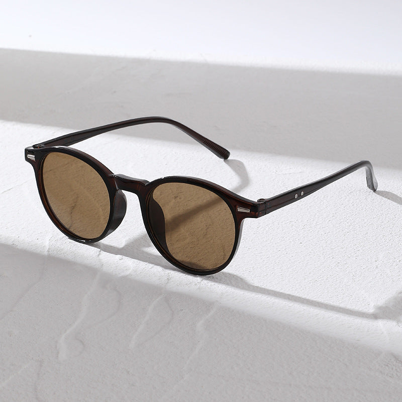 Stylische Runde Rahmen Sonnenbrille Karnz