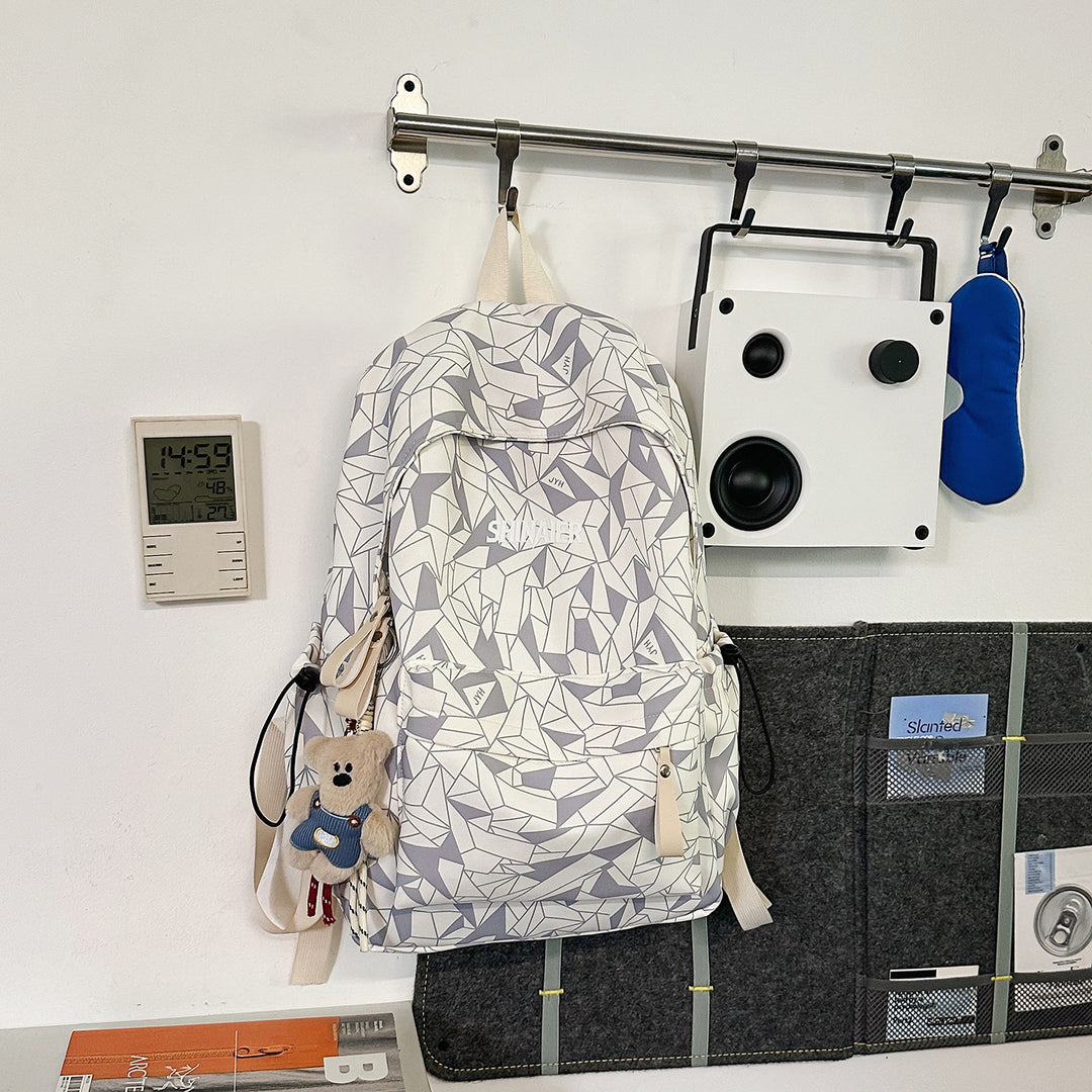 Geometrisches Muster Lässiger Rucksack Karnz