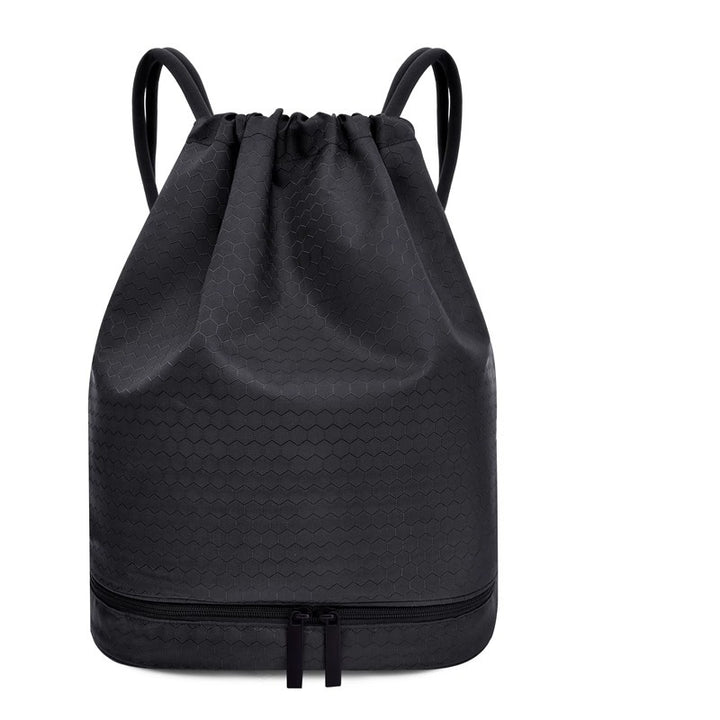 Leichter Hexagonmuster Kordelzug Rucksack Karnz
