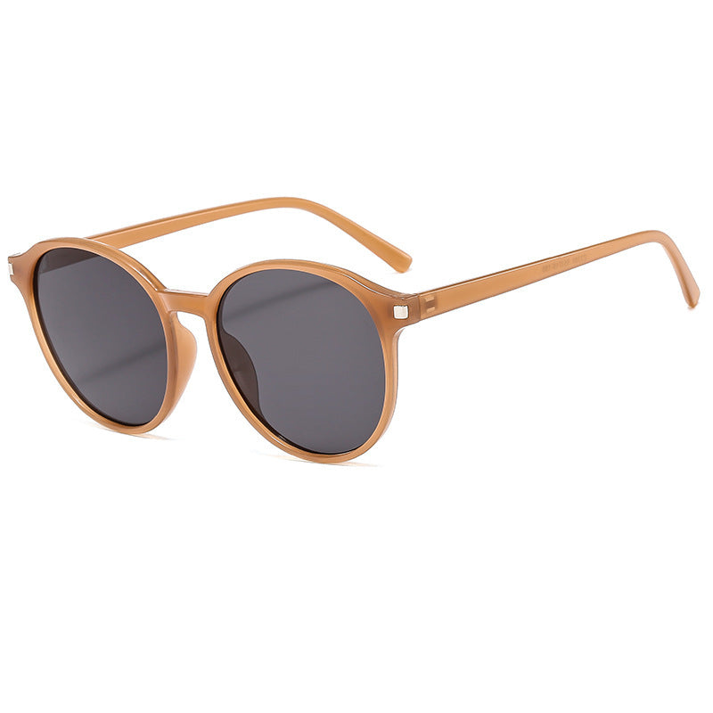 Damen Retro-inspirierte Sonnenbrille mit geschwungenen Rahmen und UV-Schutz Karnz