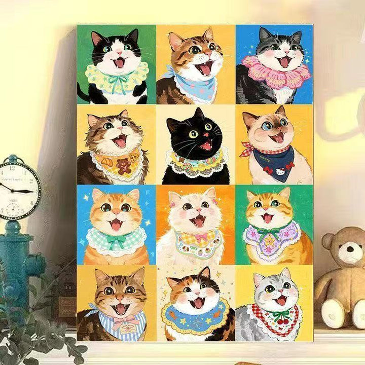 Verspielt Hund Porträt Wandkunst Karnz