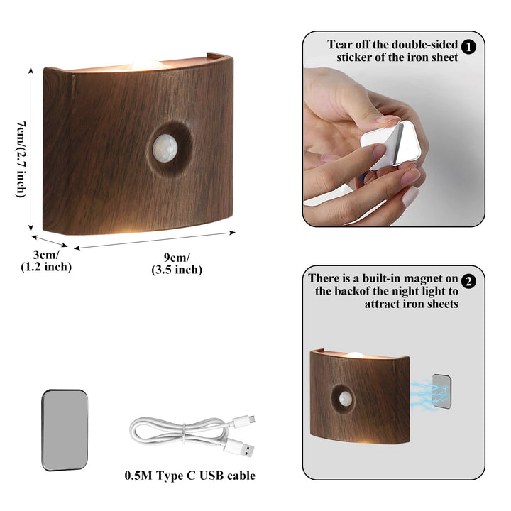 Bewegungsmelder LED-Wandleuchte