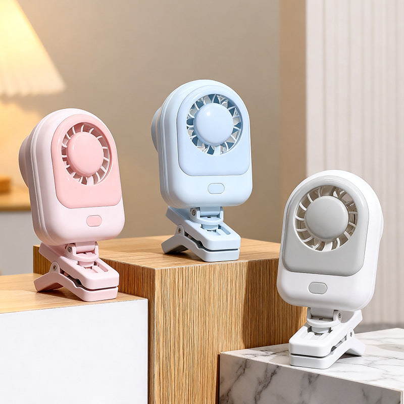 Unisex Klammer Handventilator mit leistungsstarker Windtechnologie Karnz
