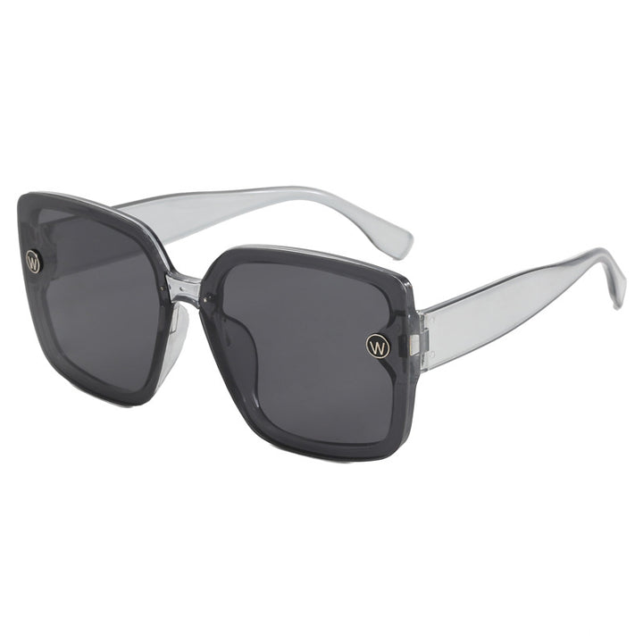 Damen modische quadratische Sonnenbrille mit extravagantem Design Karnz