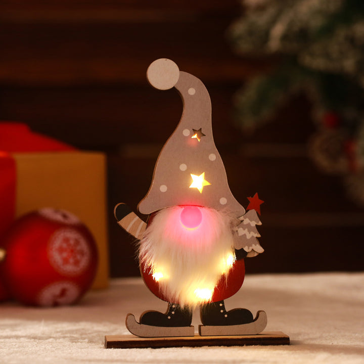 Dekorative Weihnachtsgnom mit LED-Beleuchtung Karnz