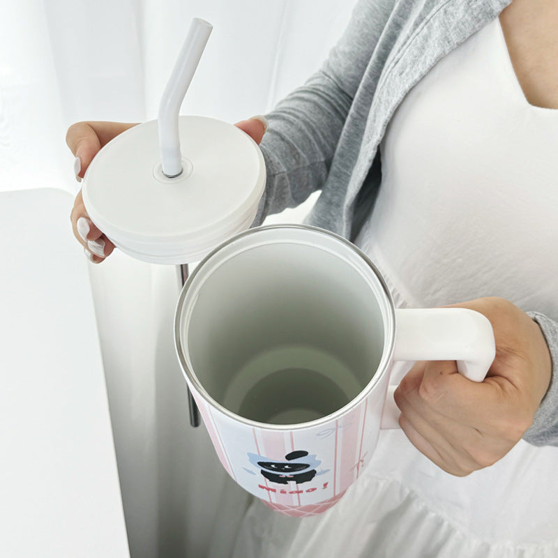 Damen Thermobecher mit fröhlichem Gemüse-Design Karnz
