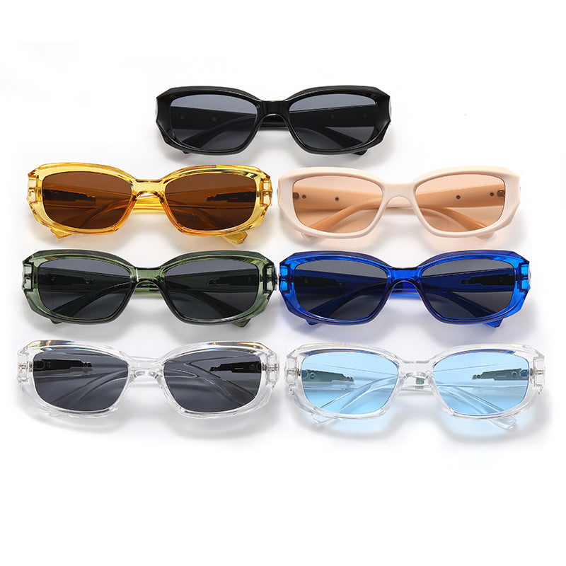 Damen modische Oversized-Sonnenbrille mit einzigartigem Rahmen Karnz