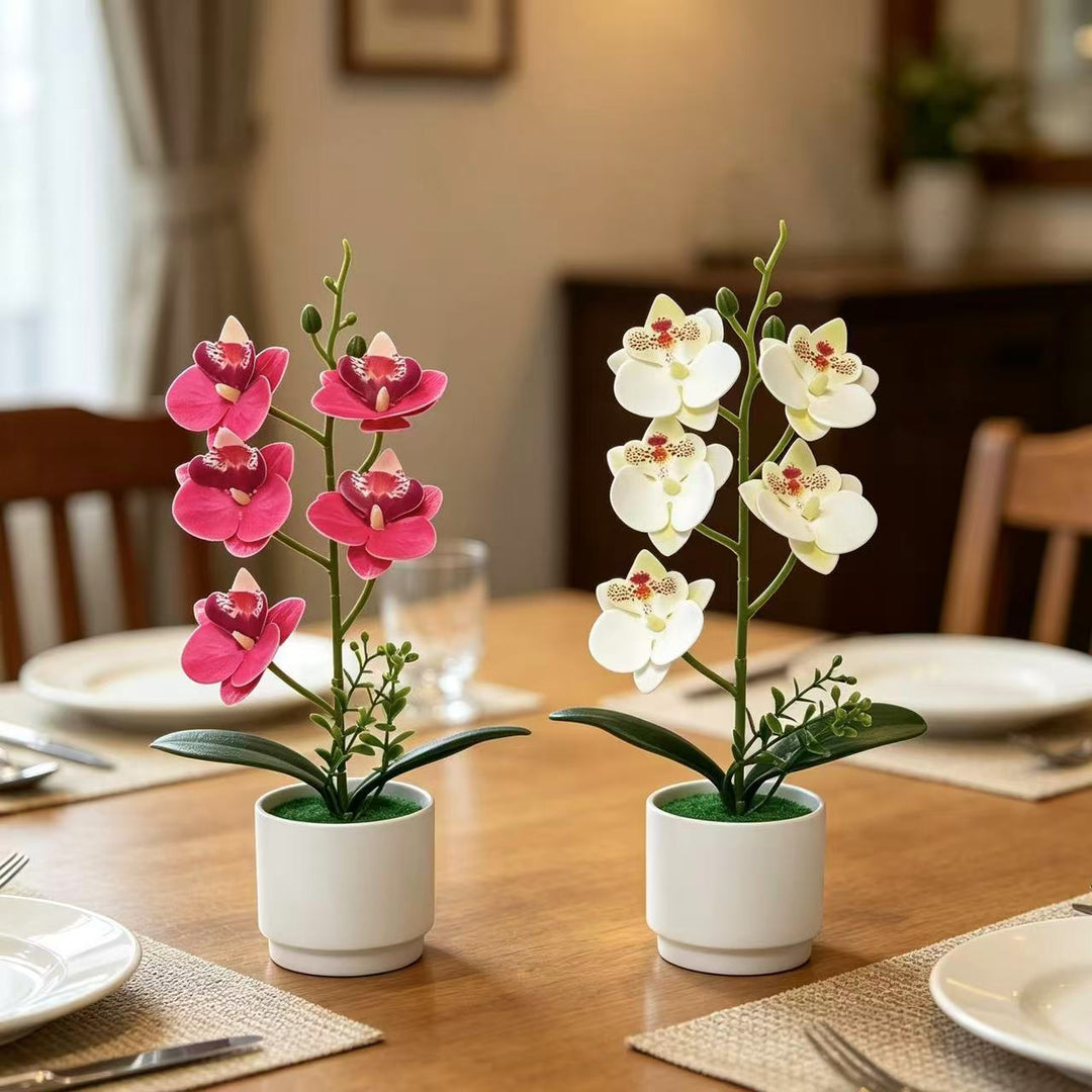 Künstliches Orchideen-Blumengesteck für Wohnkultur und Präsentation