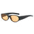 Damen modische Sonnenbrille mit elegantem, ovalem Design und UV-Schutz Karnz