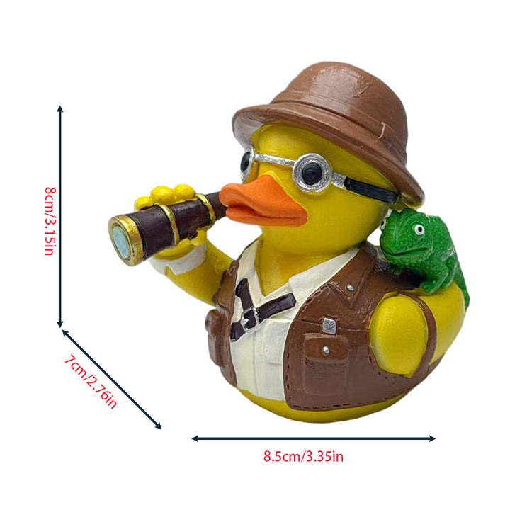 Lustige Cowboy Gummiente Karnz