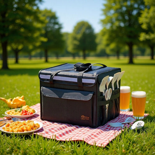 Isolierte Picknick-Kühlbox