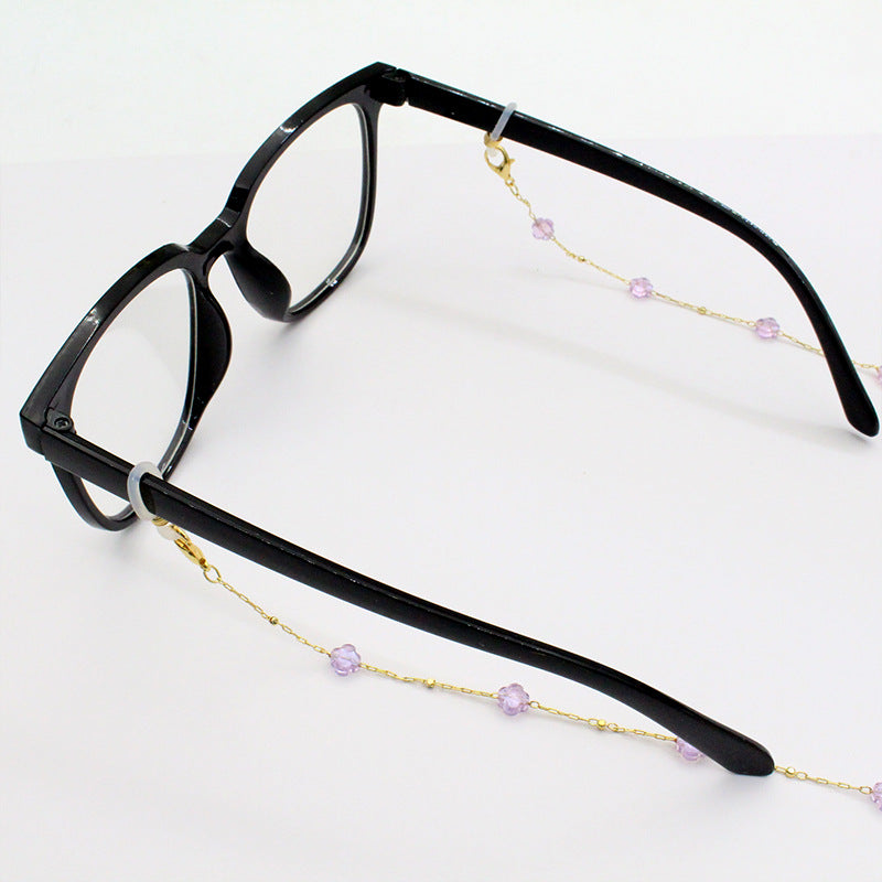 Elegante, kristallgestaltete Brillenband Karnz