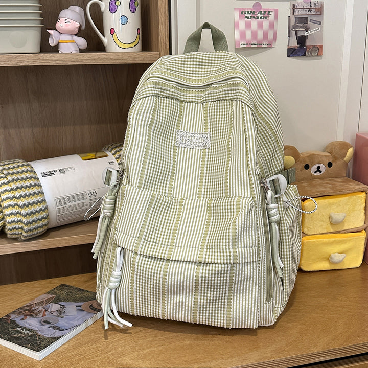 Stylische gestreifte Freizeit-Rucksack Karnz