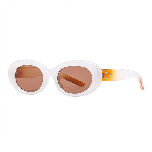 Retro Rechteck Sonnenbrille