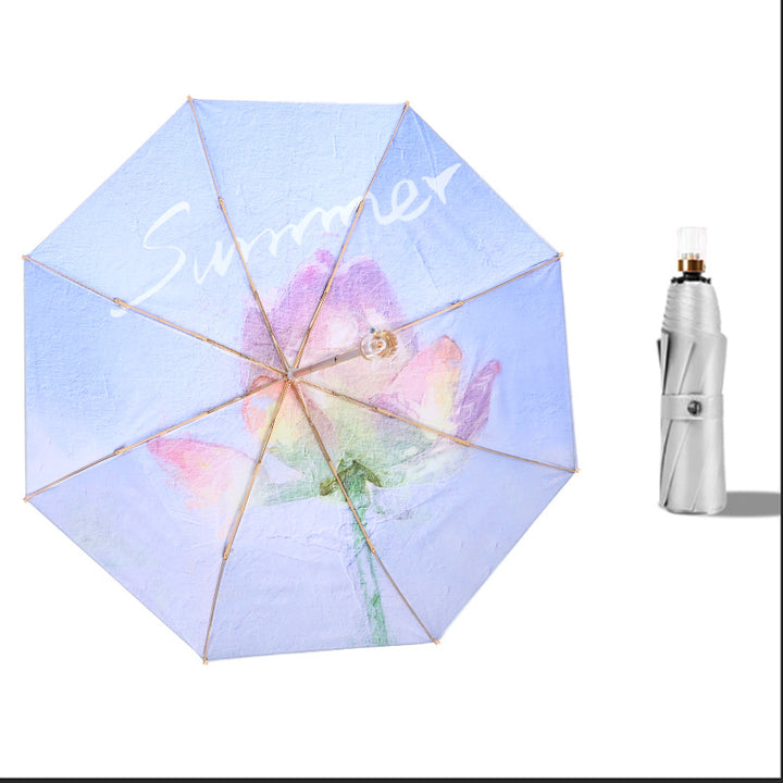 Damen Regenschirm mit einzigartigem floralen Design Karnz