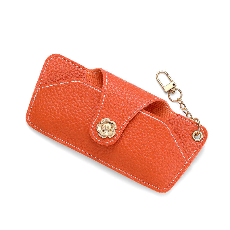Stylische Leder Sonnenbrillenetui