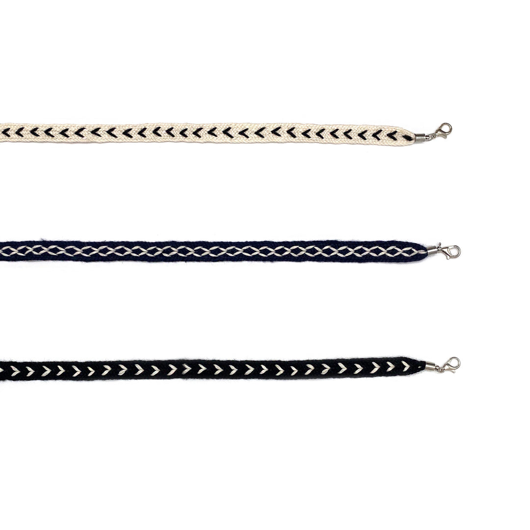 Verstellbare geflochtene Brillenband Karnz