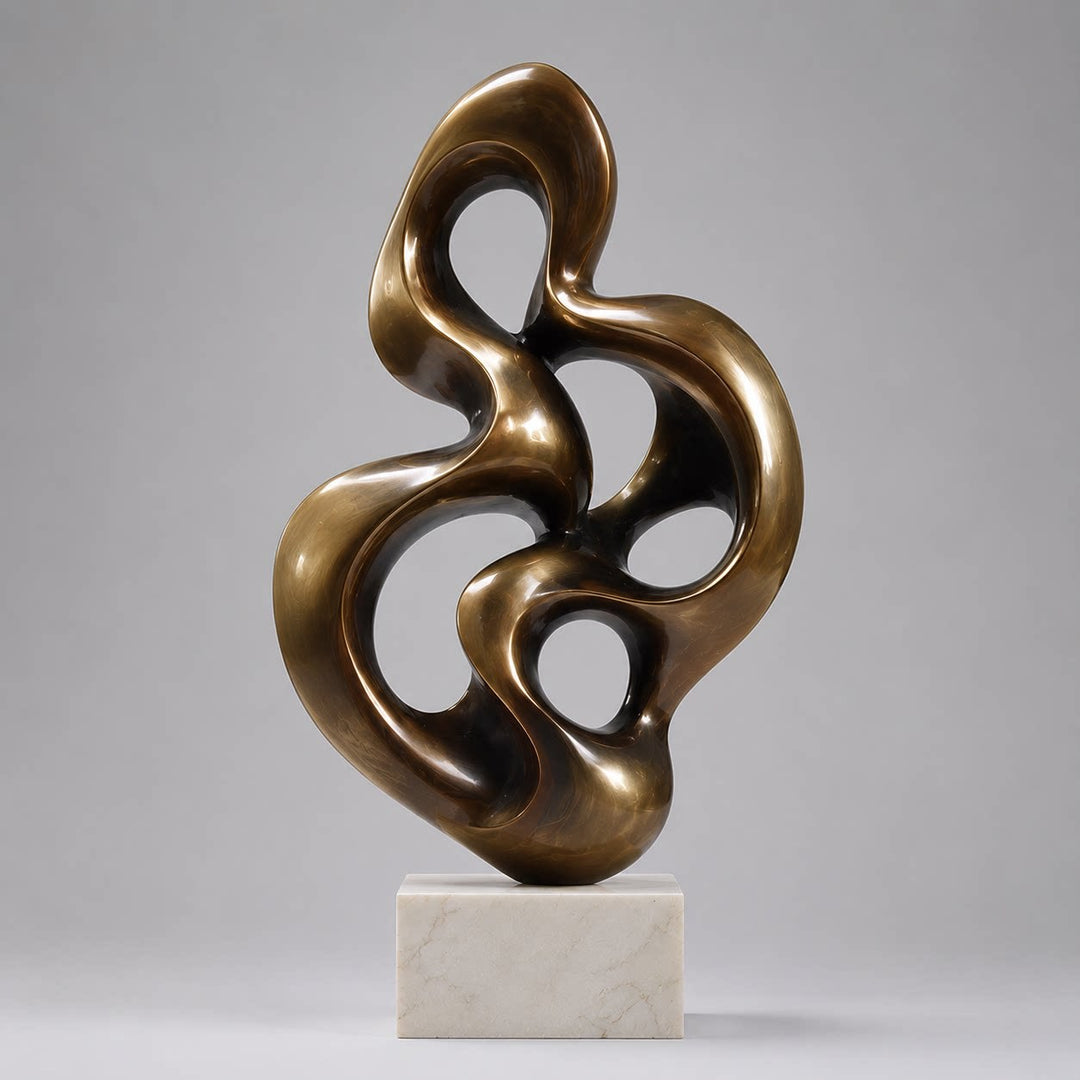 Moderne abstrakte dekorative Skulptur