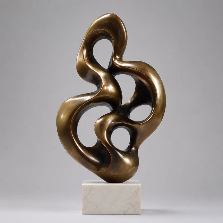 Moderne abstrakte dekorative Skulptur