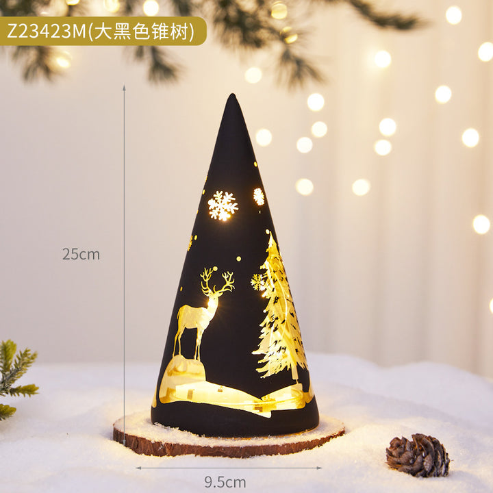 Dekorative LED Weihnachtsbaumlaterne