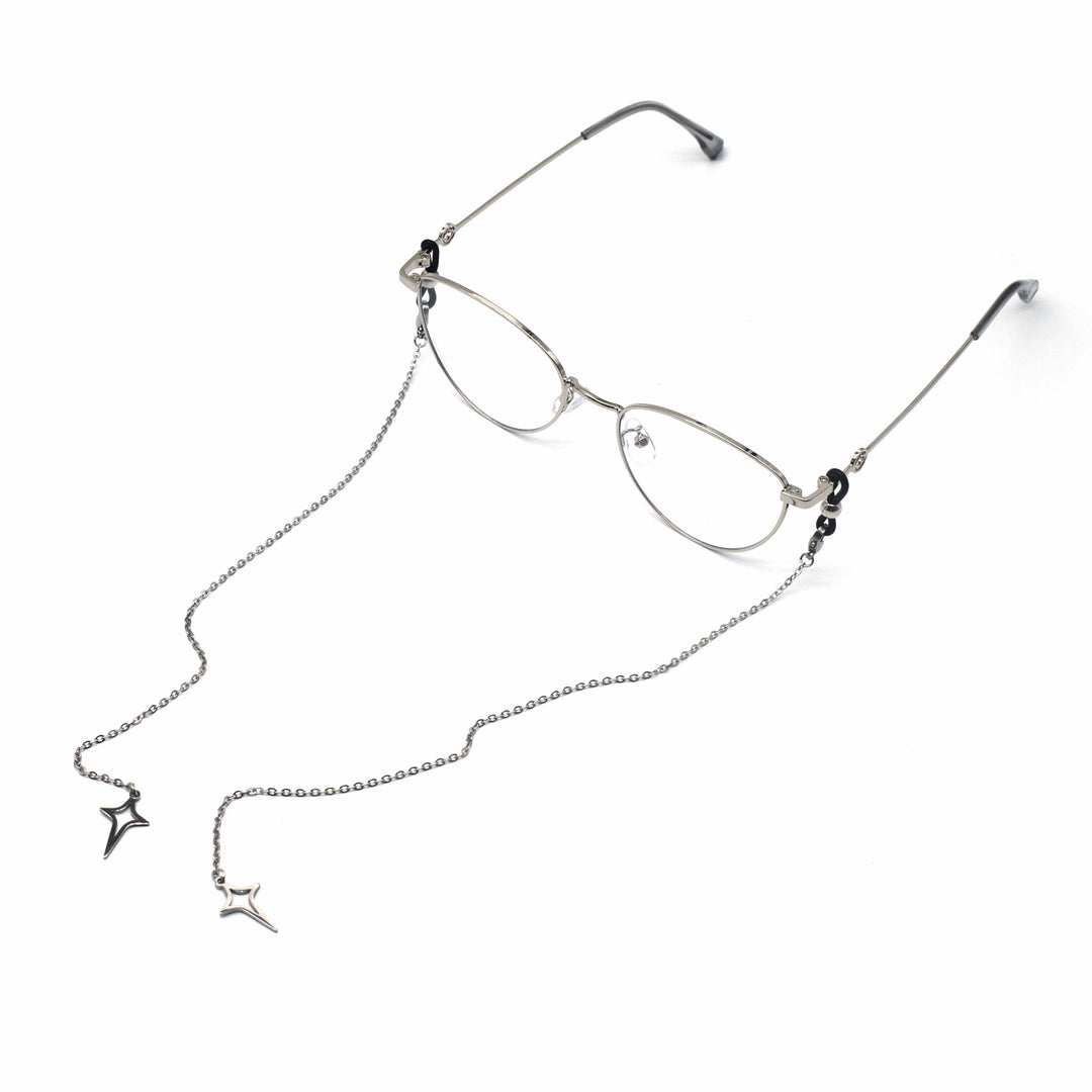 Stylische Edelstahl Brillen Kette Karnz