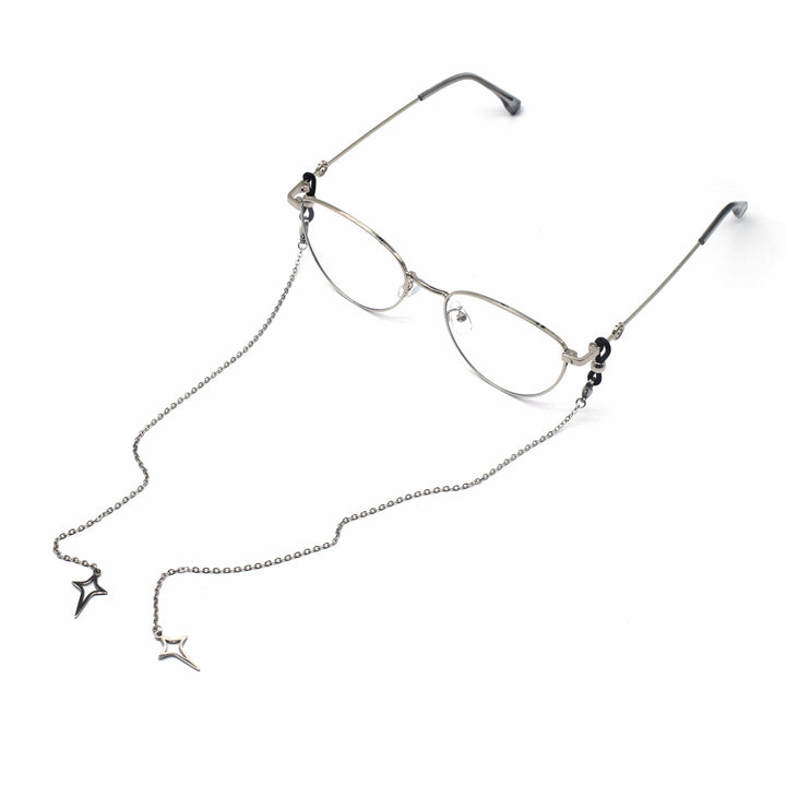 Stylische Edelstahl Brillen Kette Karnz