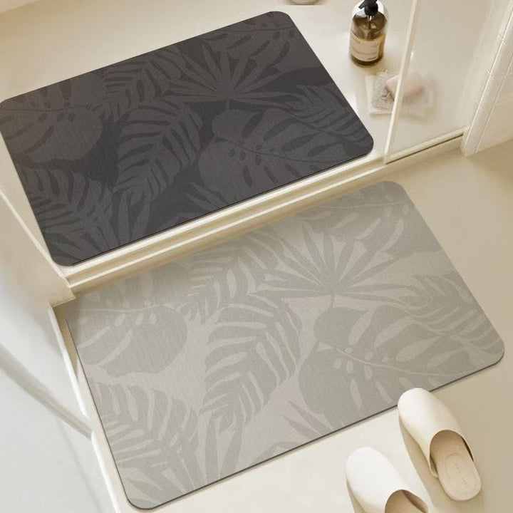 Dekorativer Blatt-Print Badezimmermatte für Zuhause