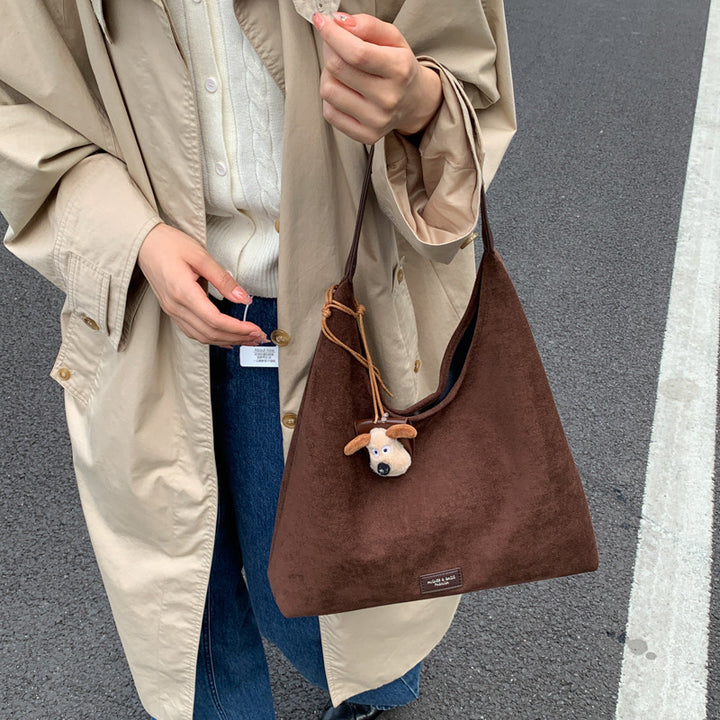 Premium Wildleder Slouchy Tote Bag Karnz