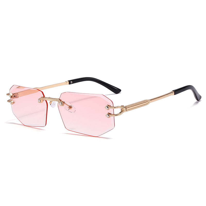 Damen modische Sonnenbrille mit elegantem achteckigem Rahmen Karnz