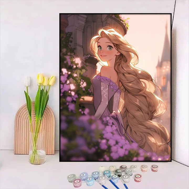 Disney-Inspiriertes DIY Malen nach Zahlen Leinwand-Kit Karnz
