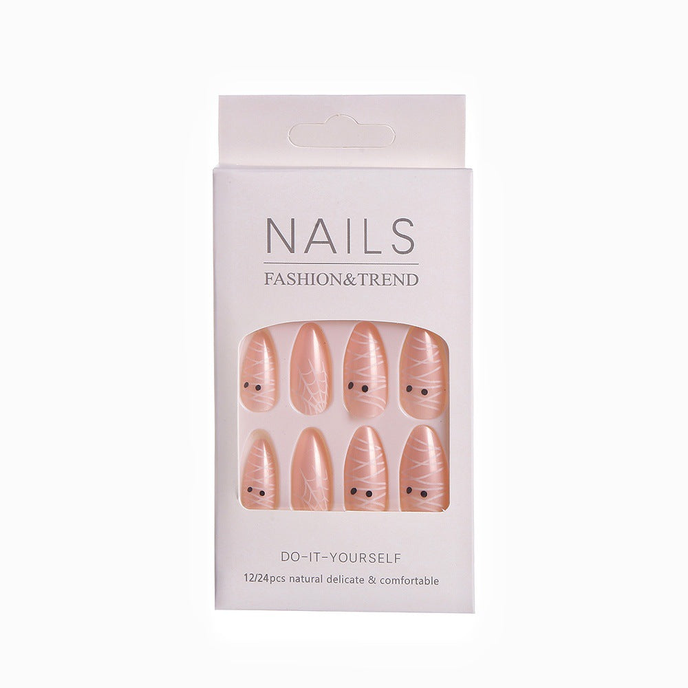 Saisonale thematisierte Press-On Nagelset Karnz