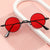 Damen modische runde Brille mit hochwertigem Metallrahmen und flexiblen Bügeln Karnz