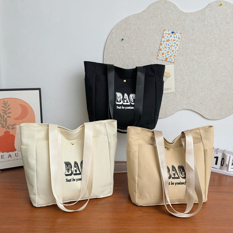 Lässige Canvas-Tote-Bag Karnz
