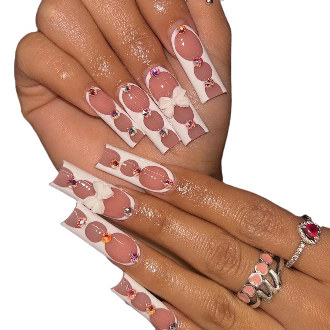 Glamouröses Schmuck-Akzent Nagelkunstset