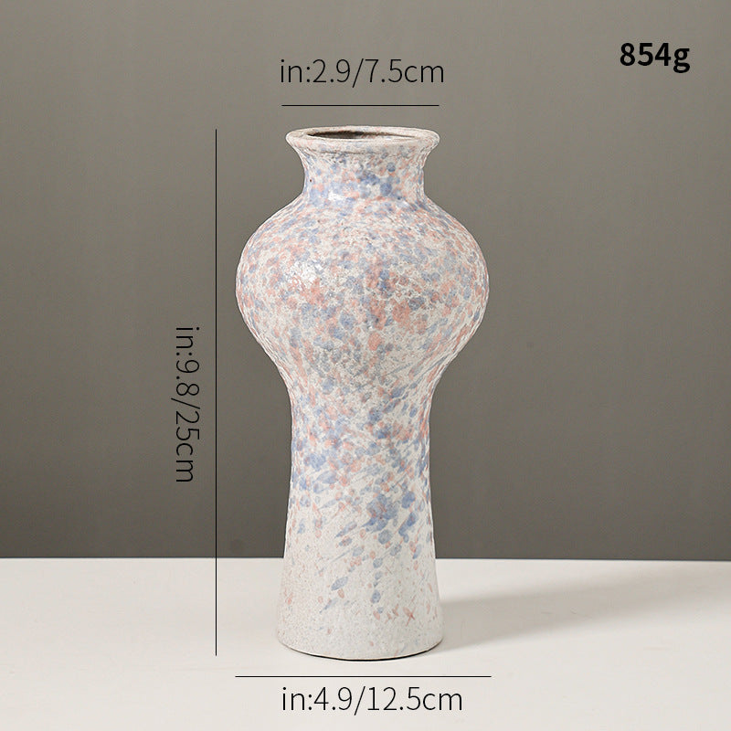Künstlerische glasierte Keramikvase