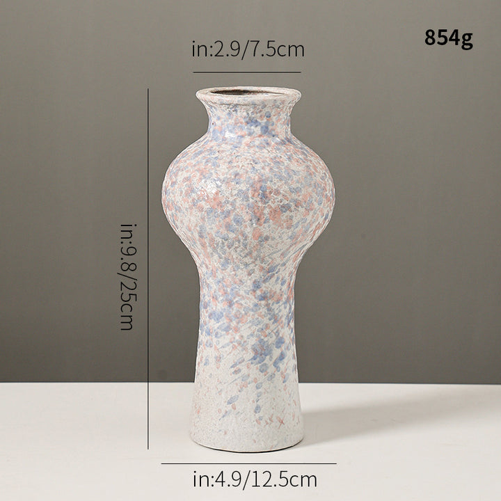 Künstlerische glasierte Keramikvase