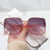 Damen oversized Sonnenbrille im modernen Schildpatt-Design Karnz