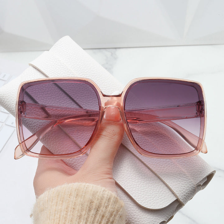 Damen oversized Sonnenbrille im modernen Schildpatt-Design Karnz