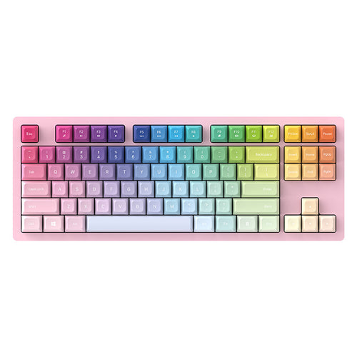 Rgb Gaming-Tastatur mit Mechanischen Tasten und Anpassbarer Hintergrundbeleuchtung Karnz